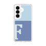 スリムプロテクションケース［ オリジナル - initial two tone - F blue ］
