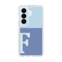 スリムプロテクションケース［ オリジナル - initial two tone - F blue ］