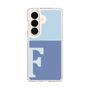 スリムプロテクションケース［ オリジナル - initial two tone - F blue ］