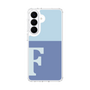 スリムプロテクションケース［ オリジナル - initial two tone - F blue ］