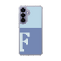 スリムプロテクションケース［ オリジナル - initial two tone - F blue ］