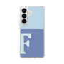 スリムプロテクションケース［ オリジナル - initial two tone - F blue ］
