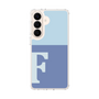 スリムプロテクションケース［ オリジナル - initial two tone - F blue ］