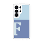 スリムプロテクションケース［ オリジナル - initial two tone - F blue ］