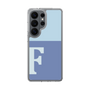 スリムプロテクションケース［ オリジナル - initial two tone - F blue ］