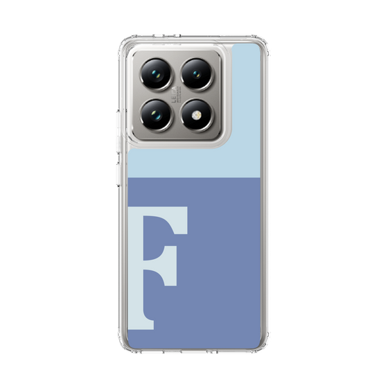 スリムプロテクションケース［ オリジナル - initial two tone - F blue ］