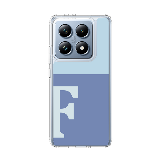 スリムプロテクションケース［ オリジナル - initial two tone - F blue ］