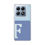 スリムプロテクションケース［ オリジナル - initial two tone - F blue ］