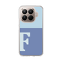 スリムプロテクションケース［ オリジナル - initial two tone - F blue ］