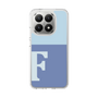 スリムプロテクションケース［ オリジナル - initial two tone - F blue ］