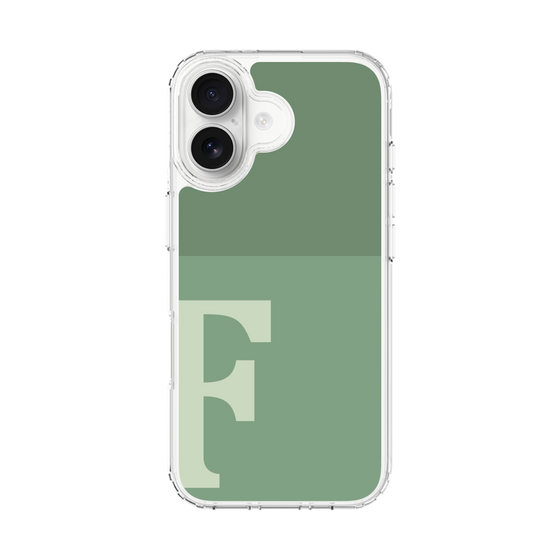 スリムプロテクションケース［ オリジナル - initial two tone - F green ］