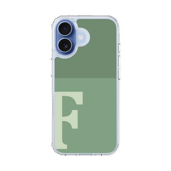 スリムプロテクションケース［ オリジナル - initial two tone - F green ］