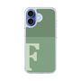 スリムプロテクションケース［ オリジナル - initial two tone - F green ］