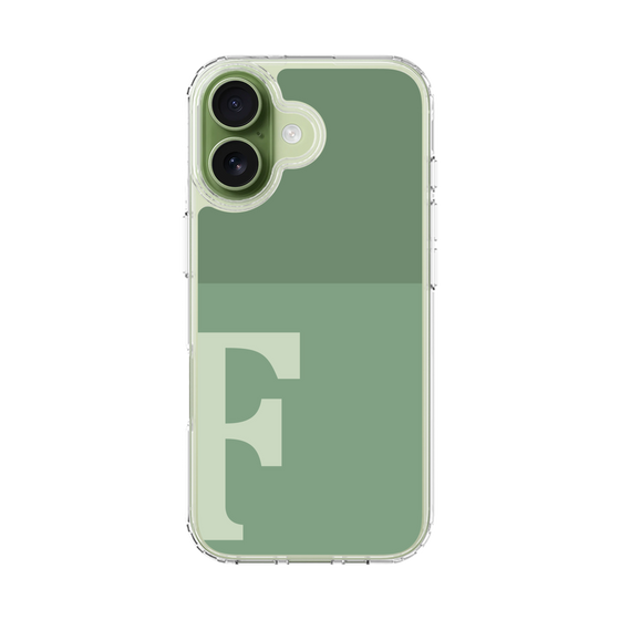 スリムプロテクションケース［ オリジナル - initial two tone - F green ］