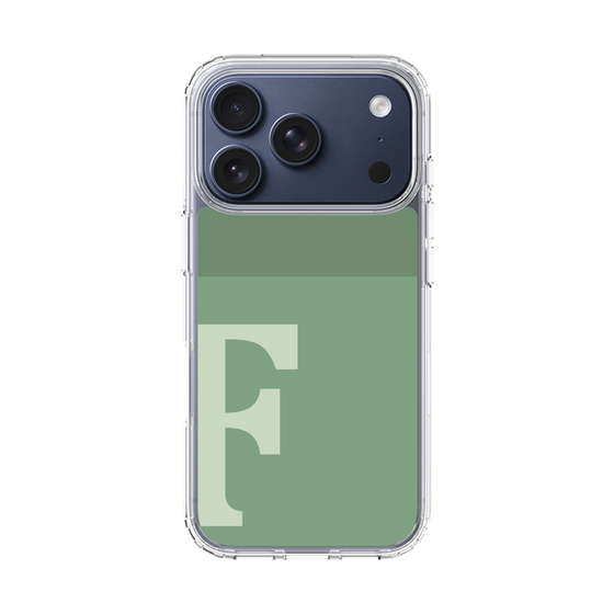 スリムプロテクションケース［ オリジナル - initial two tone - F green ］