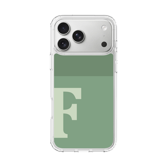 スリムプロテクションケース［ オリジナル - initial two tone - F green ］