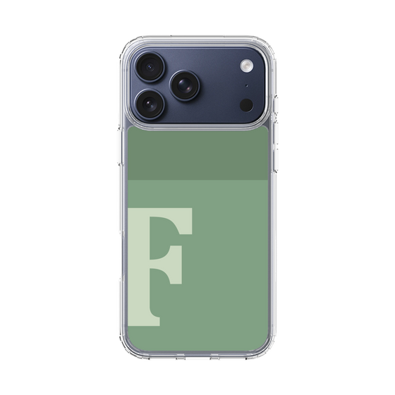 スリムプロテクションケース［ オリジナル - initial two tone - F green ］