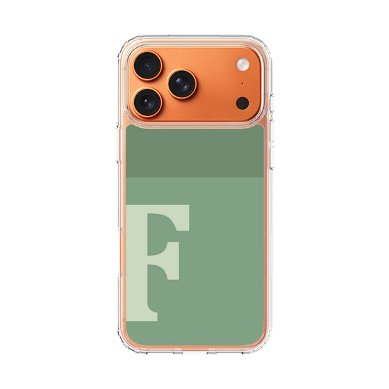 スリムプロテクションケース［ オリジナル - initial two tone - F green ］
