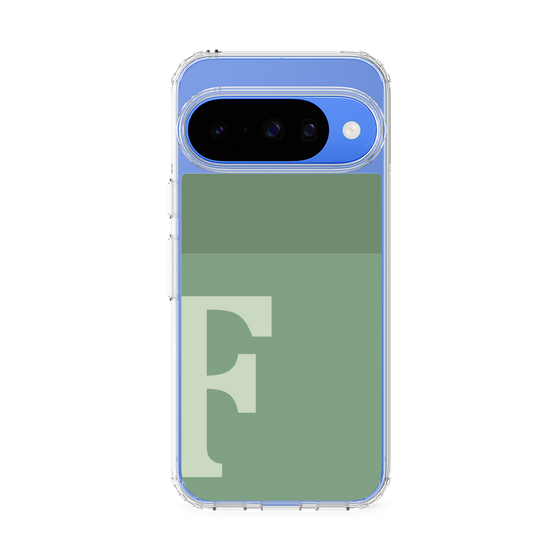 スリムプロテクションケース［ オリジナル - initial two tone - F green ］