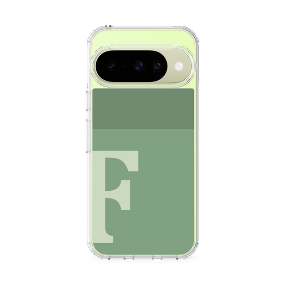 スリムプロテクションケース［ オリジナル - initial two tone - F green ］