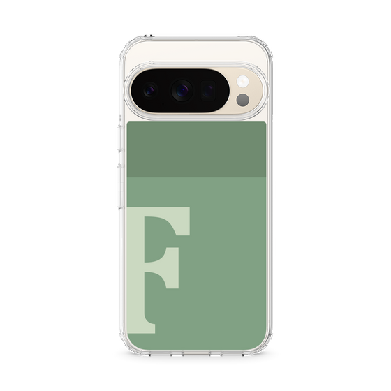 スリムプロテクションケース［ オリジナル - initial two tone - F green ］