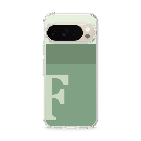 スリムプロテクションケース［ オリジナル - initial two tone - F green ］