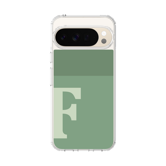 スリムプロテクションケース［ オリジナル - initial two tone - F green ］