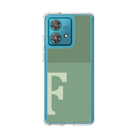 スリムプロテクションケース［ オリジナル - initial two tone - F green ］