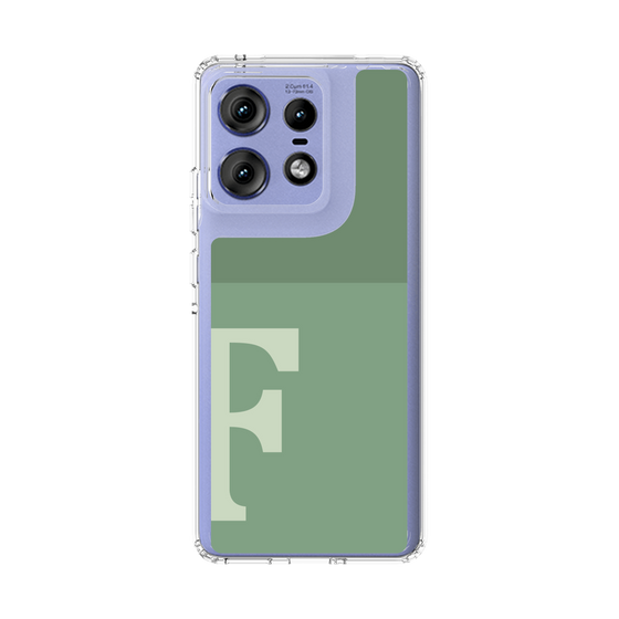 スリムプロテクションケース［ オリジナル - initial two tone - F green ］