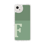 スリムプロテクションケース［ オリジナル - initial two tone - F green ］