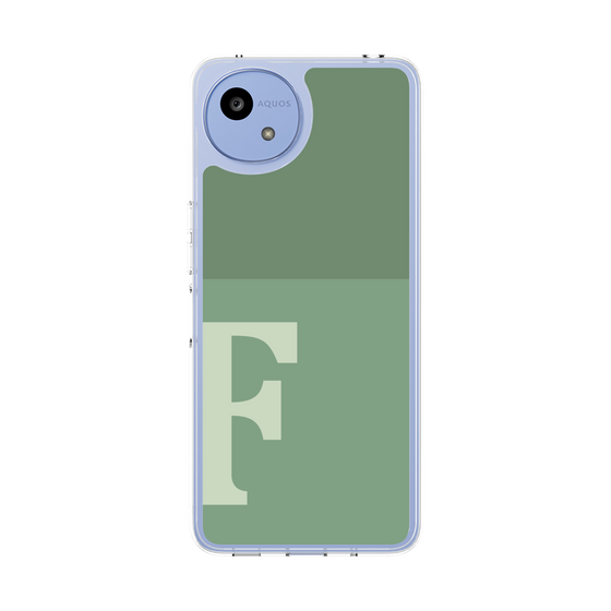 スリムプロテクションケース［ オリジナル - initial two tone - F green ］