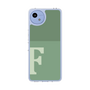 スリムプロテクションケース［ オリジナル - initial two tone - F green ］