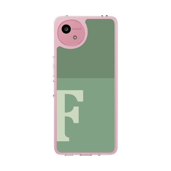 スリムプロテクションケース［ オリジナル - initial two tone - F green ］