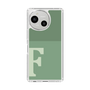 スリムプロテクションケース［ オリジナル - initial two tone - F green ］