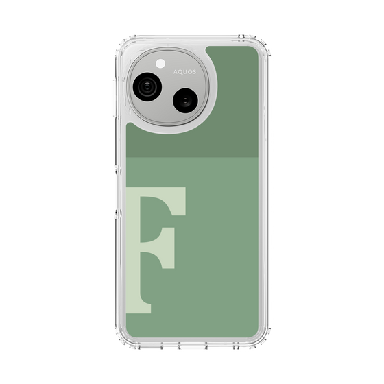 スリムプロテクションケース［ オリジナル - initial two tone - F green ］