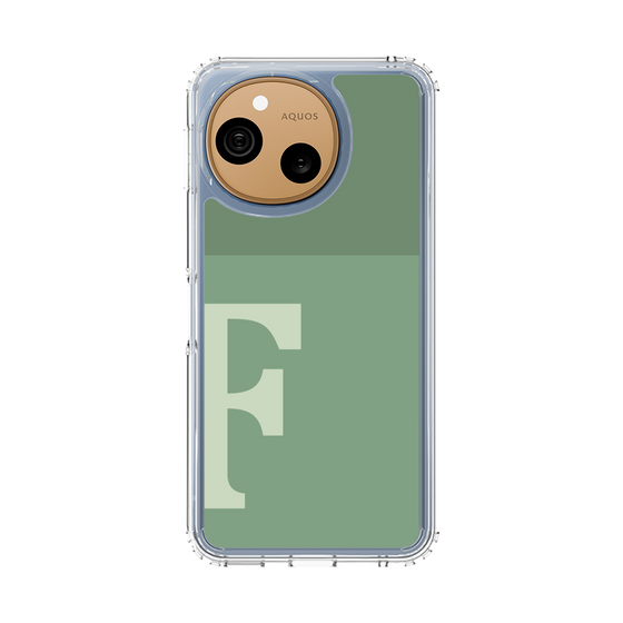 スリムプロテクションケース［ オリジナル - initial two tone - F green ］