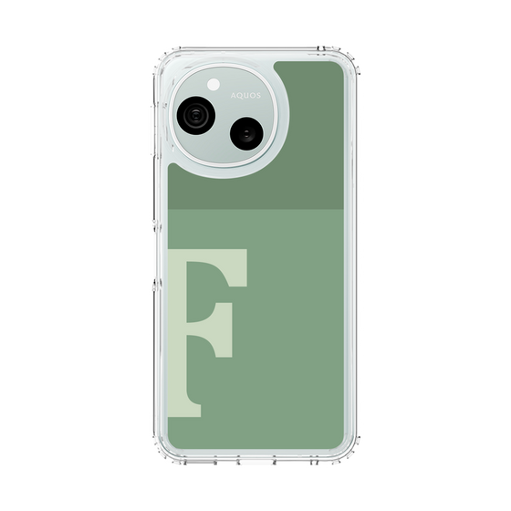 スリムプロテクションケース［ オリジナル - initial two tone - F green ］