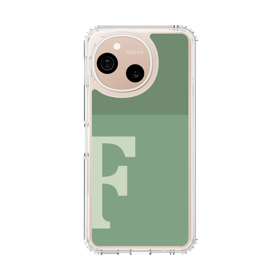 スリムプロテクションケース［ オリジナル - initial two tone - F green ］