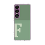 スリムプロテクションケース［ オリジナル - initial two tone - F green ］