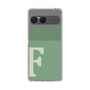 スリムプロテクションケース［ オリジナル - initial two tone - F green ］