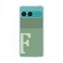 スリムプロテクションケース［ オリジナル - initial two tone - F green ］