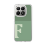 スリムプロテクションケース［ オリジナル - initial two tone - F green ］