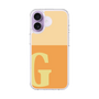 スリムプロテクションケース［ オリジナル - initial two tone - G orange ］