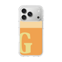 スリムプロテクションケース［ オリジナル - initial two tone - G orange ］