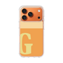 スリムプロテクションケース［ オリジナル - initial two tone - G orange ］