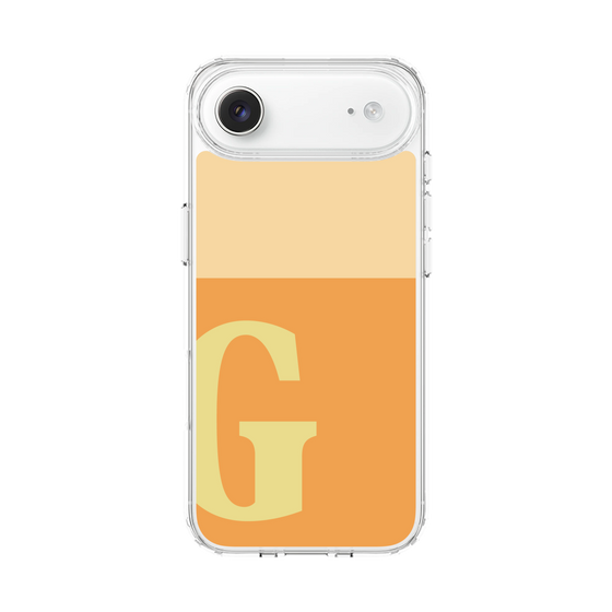 スリムプロテクションケース［ オリジナル - initial two tone - G orange ］