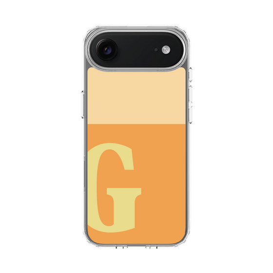 スリムプロテクションケース［ オリジナル - initial two tone - G orange ］