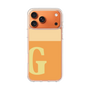 スリムプロテクションケース［ オリジナル - initial two tone - G orange ］