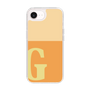 スリムプロテクションケース［ オリジナル - initial two tone - G orange ］