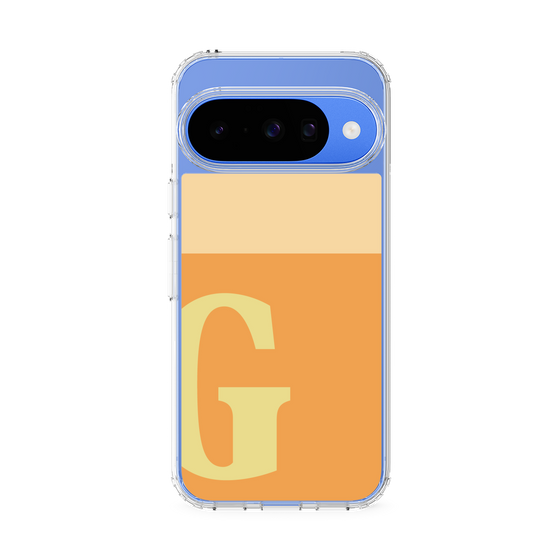 スリムプロテクションケース［ オリジナル - initial two tone - G orange ］